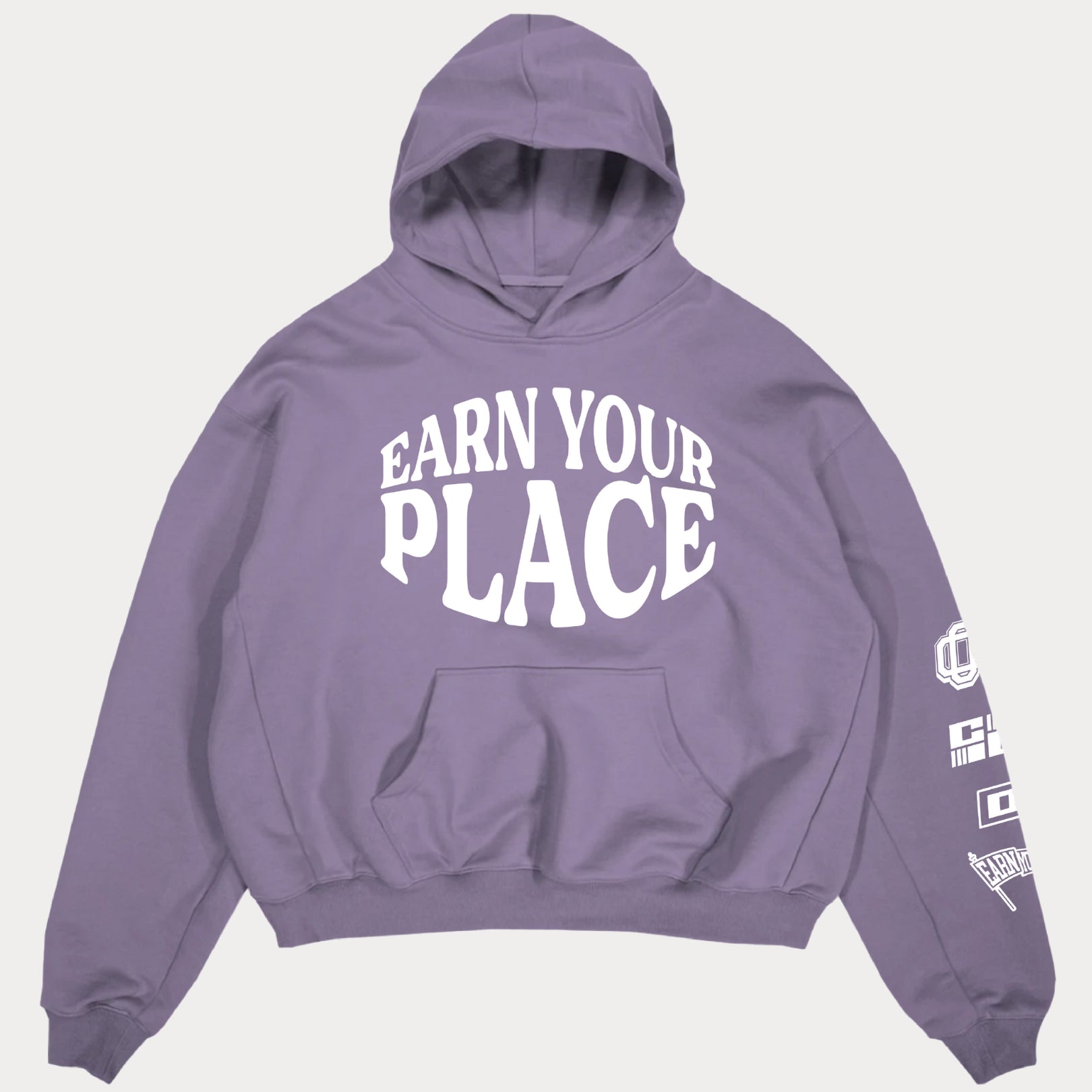 Earn Your Place Hoodie Purple