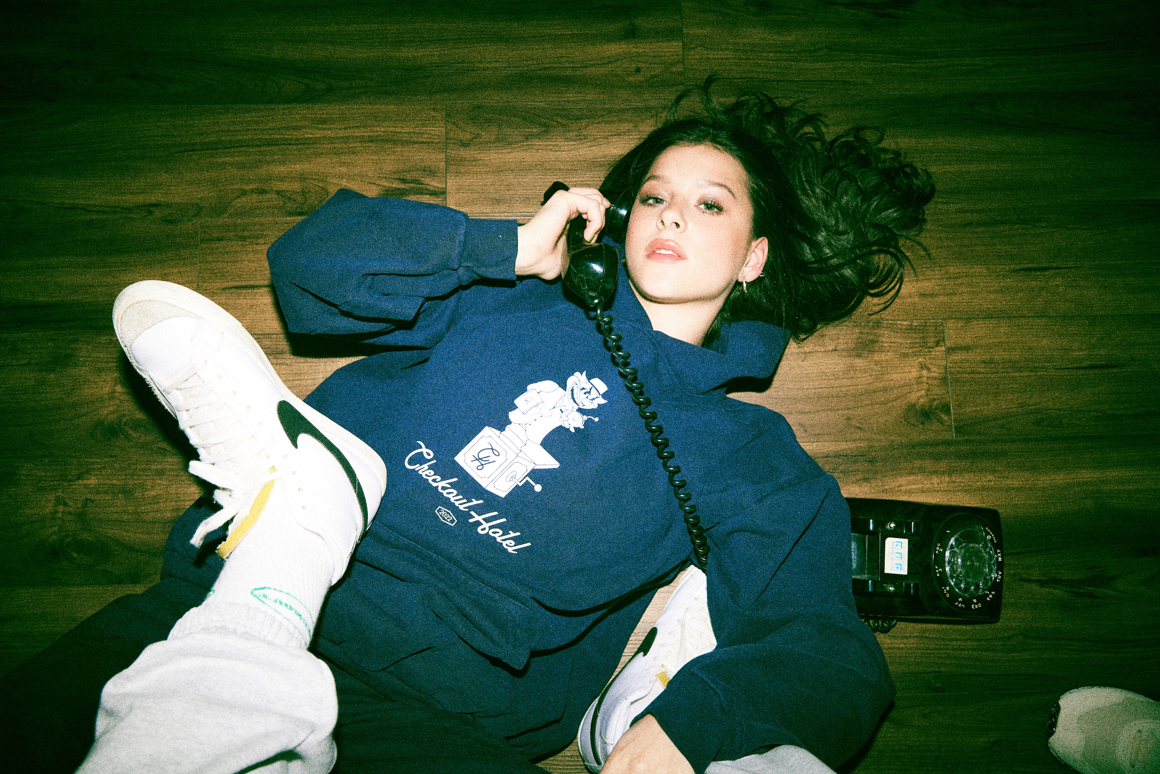 Checkout Hotel Hoodie Navy