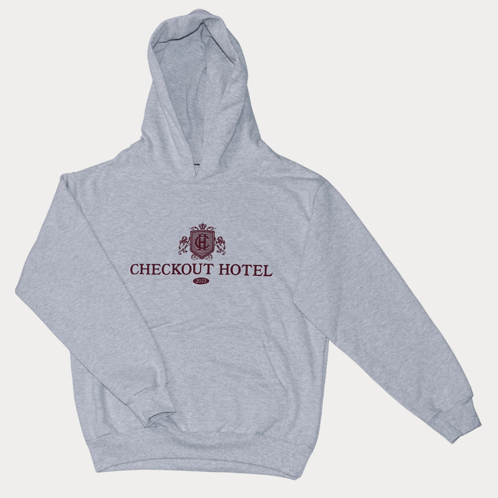 Checkout Hotel Hoodie Grey